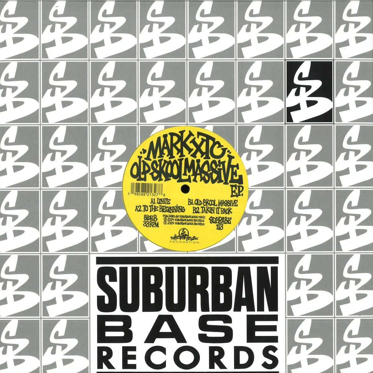 Back cover — Mark Xtc — Old Skool Massive EP