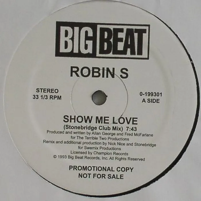 Лицевая сторона обложки — ROBIN S — Show Me Love