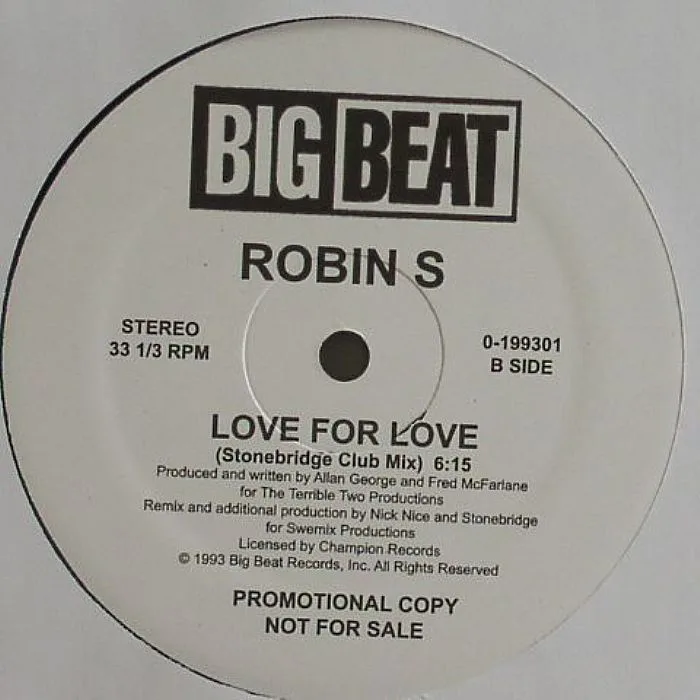Обратная сторона обложки — ROBIN S — Show Me Love