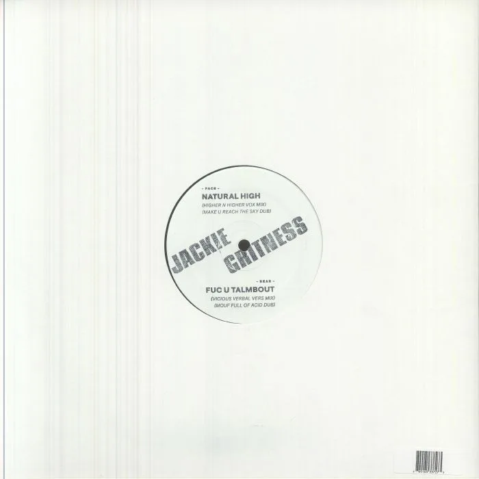 Back cover — Jackie GRITNESS — Natural High