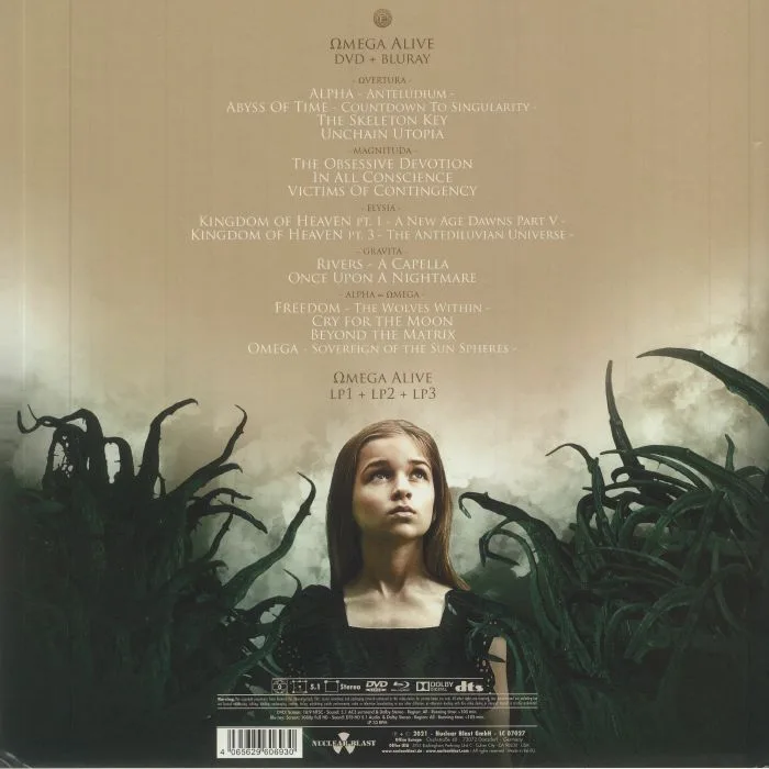 Back cover — EPICA — Omega Alive