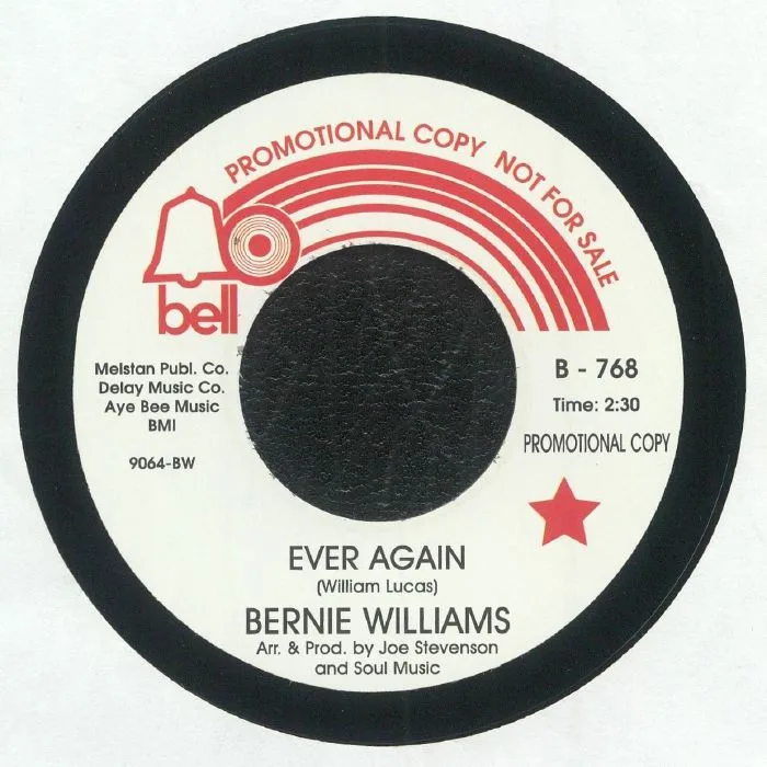 Обратная сторона обложки — Bernie WILLIAMS — Ever Again (reissue)