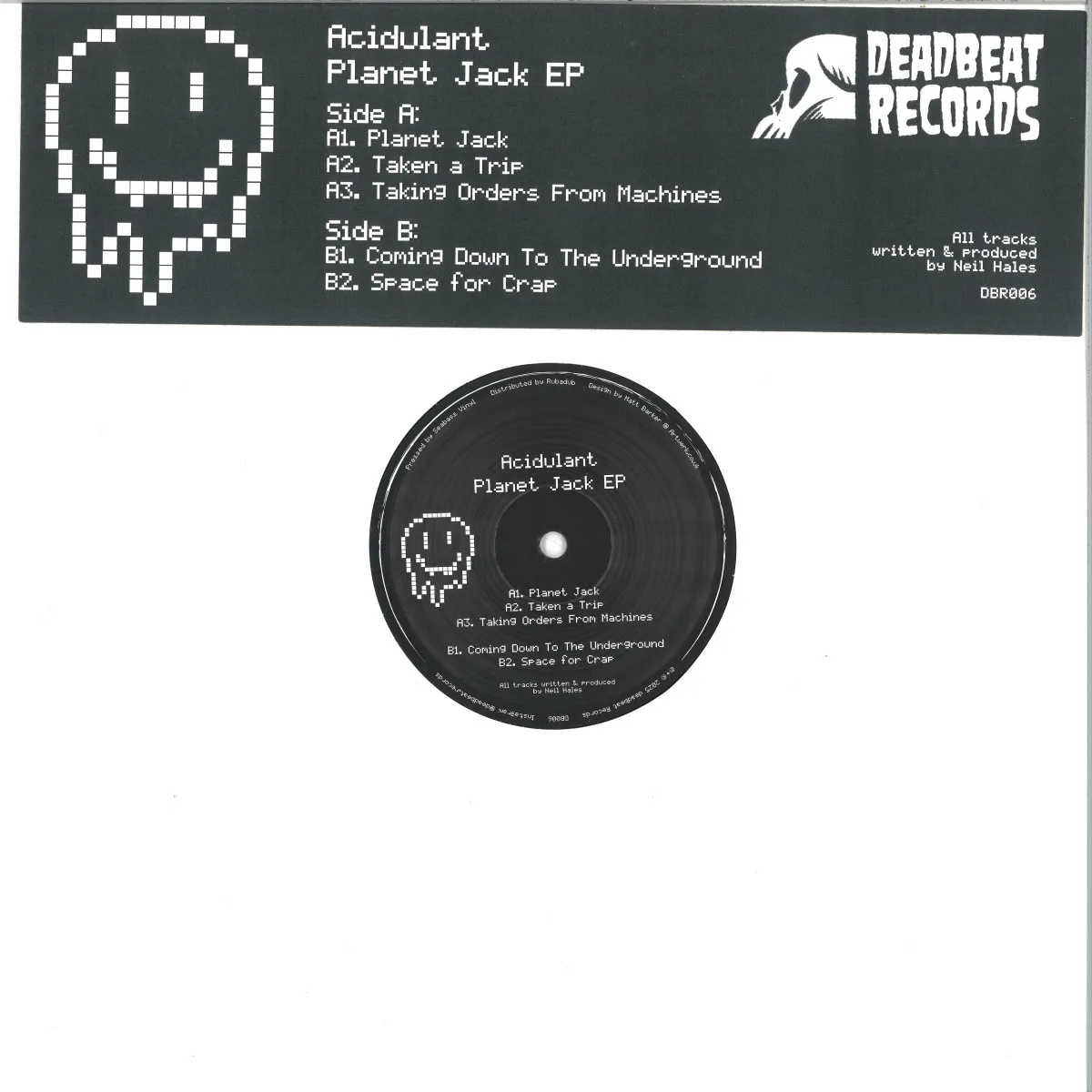 Back cover — Acidulant — Planet Jack EP