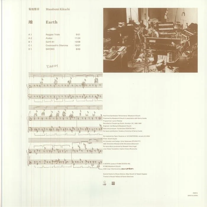 Back cover — Masabumi KIKUCHI — Japanesque: Six Elements Earth (remastered)