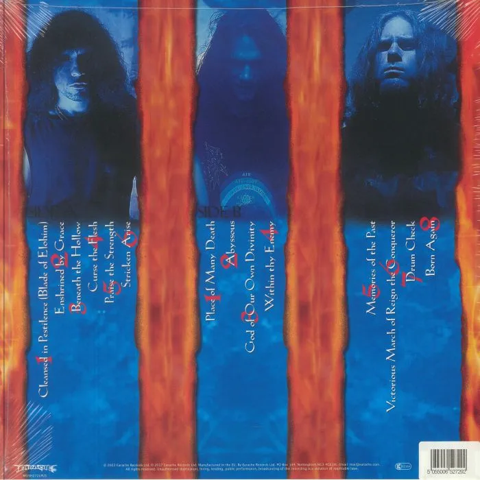 Back cover — MORBID ANGEL — Heretic (reissue)