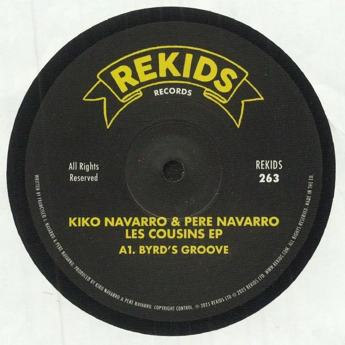 Лицевая сторона обложки — Kiko NAVARRO / PERE NAVARRO — Les Cousins EP