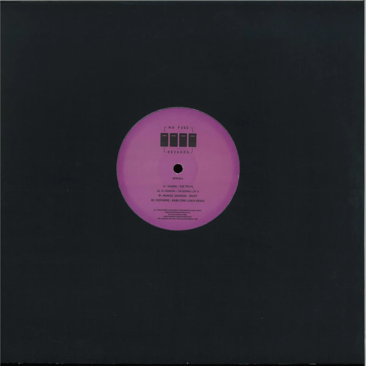 Back cover — Various — NFRV 014