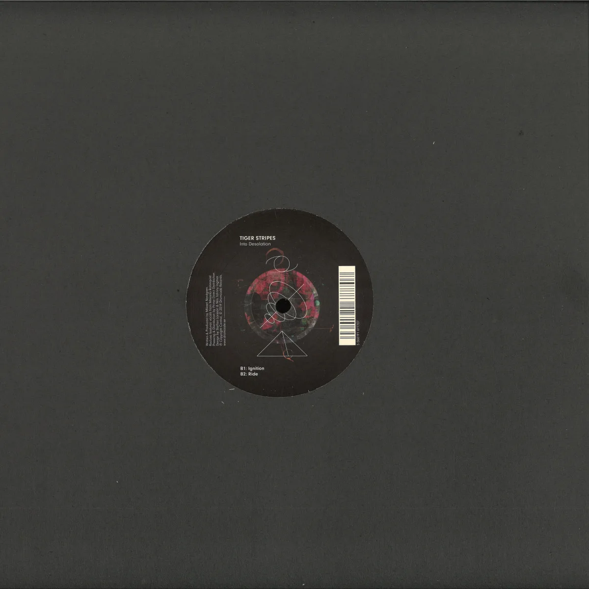 Back cover — Tiger Stripes — Into Desolation EP