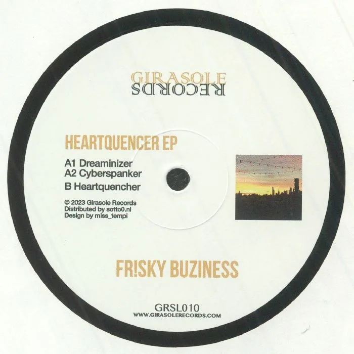 Back cover — FR!SKY BUZINESS — Heartquencher EP
