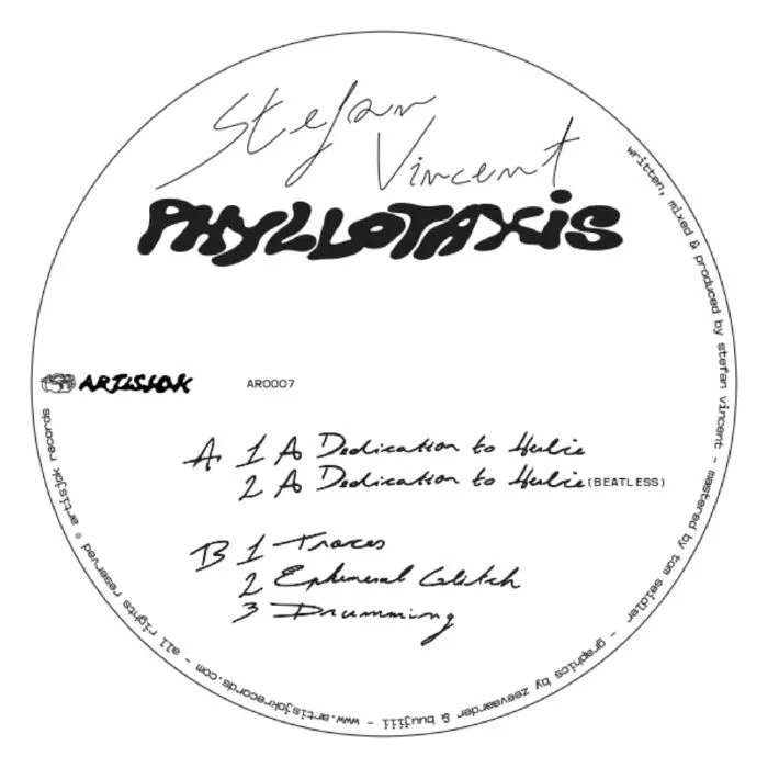 Front cover — Stefan VINCENT — Phyllotaxis