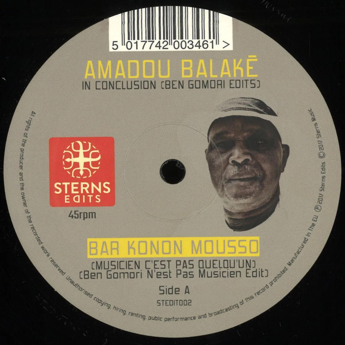 Front cover — Amadou Balake / Ben Gomori — In Conclusion ( Ben Gomori's Edits)