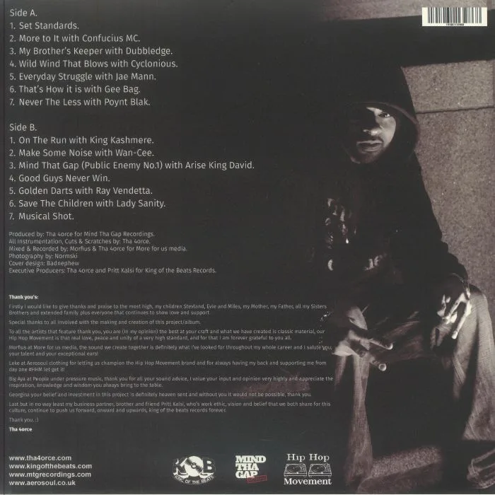 Back cover — THA 4ORCE — Setting Standards