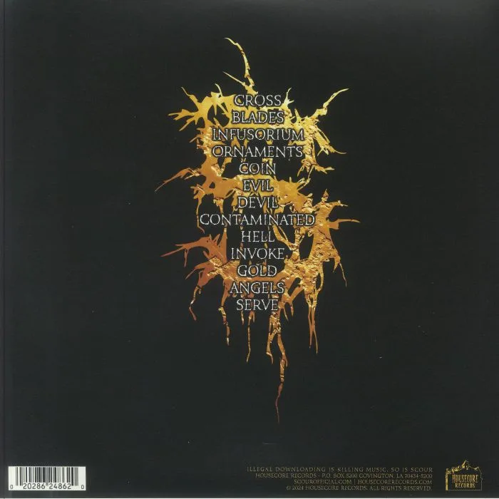 Back cover — SCOUR — Gold
