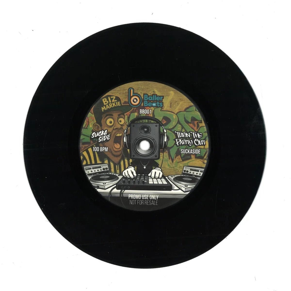 Suckaside / DJ Goce — Turn The Party Out / Gotta Believe (7")