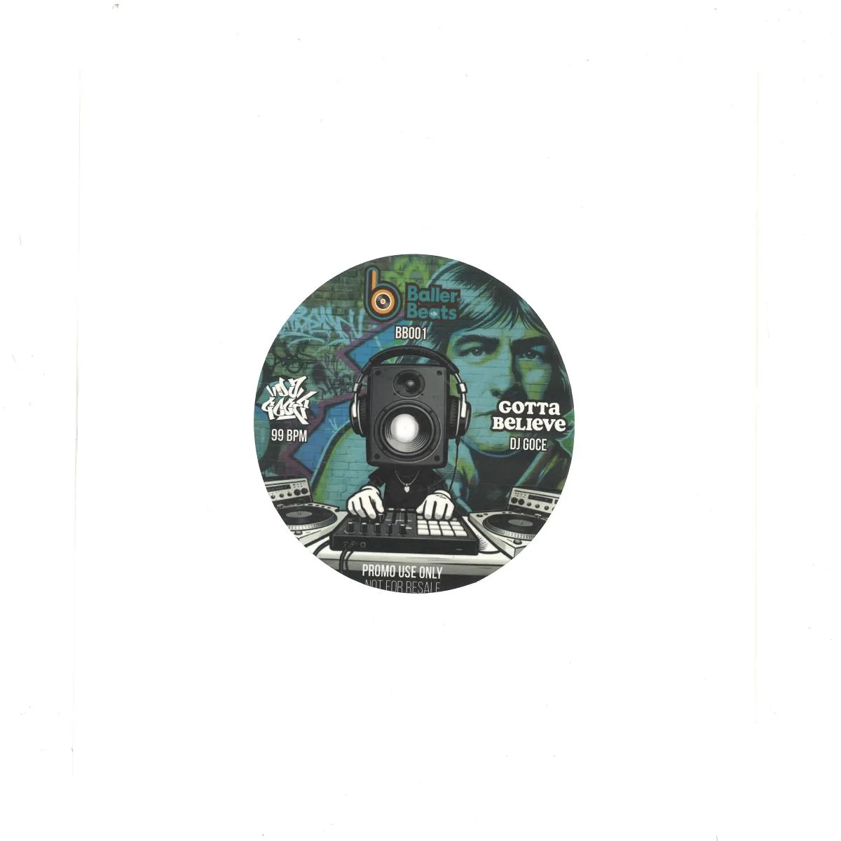 Back cover — Suckaside / DJ Goce — Turn The Party Out / Gotta Believe (7")