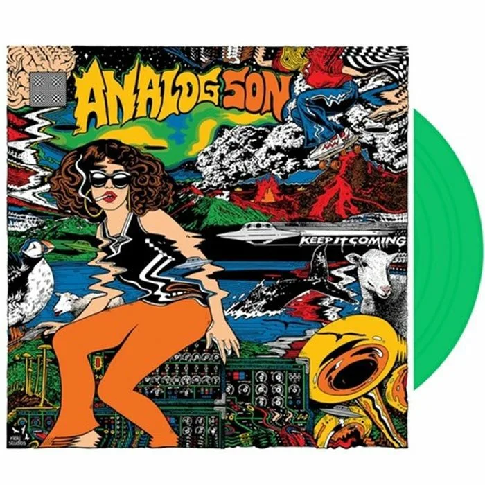 Лицевая сторона обложки — ANALOG SON — Keep It Coming