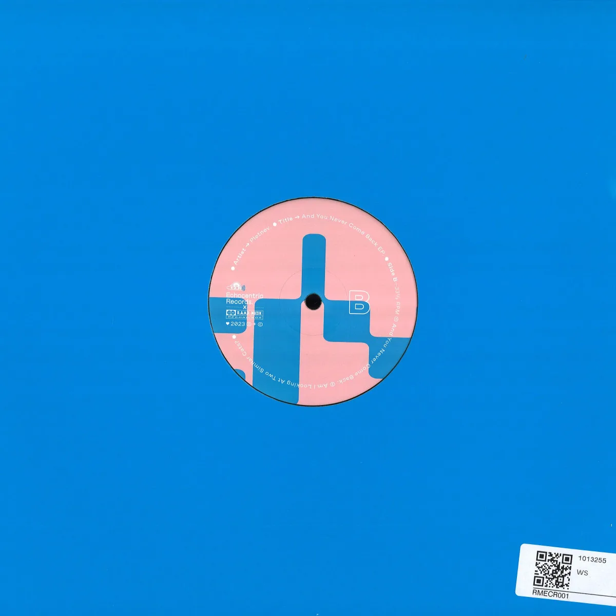 Back cover — Pletnev — And You Never Come Back EP