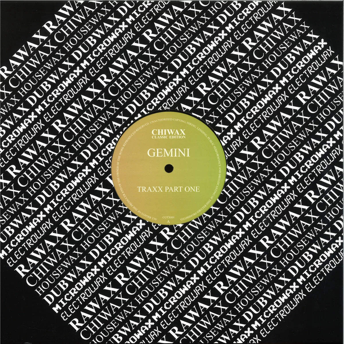 Front cover — Gemini — Gemini Traxx Part One