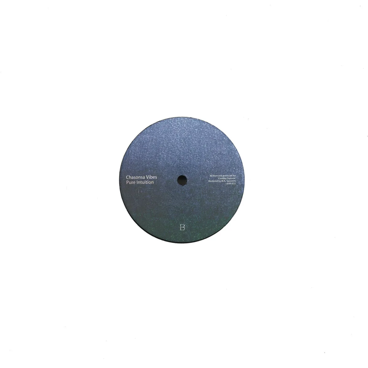 Back cover — Conoley Ospovat — Pure Intuition EP