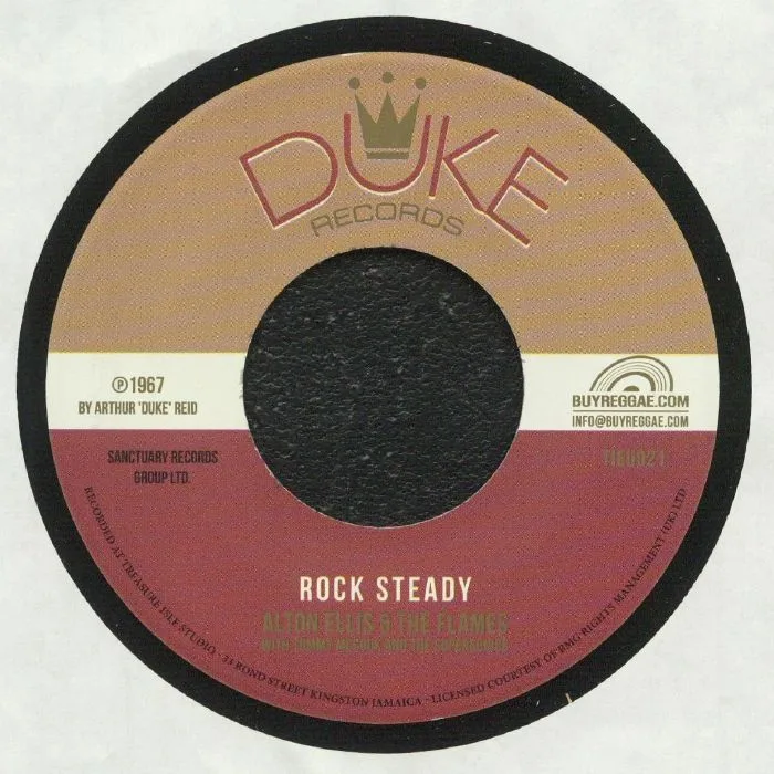 Alton ELLIS & THE FLAMES / TOMMY McCOOK & THE SUPERSONICS / PHYLLIS DILLON — Rock Steady (reissue)
