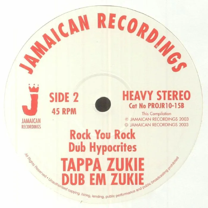 Back cover — TAPPA ZUKIE — Natty Princess Dub