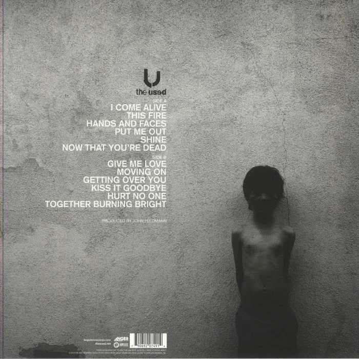 Back cover — The USED — Vulnerable