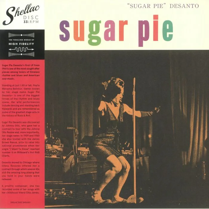 SUGAR PIE DESANTO — Sugar Pie (reissue)