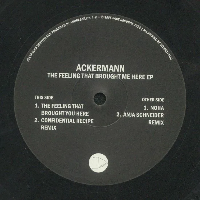 Ackermann, Anja Schneider, Confidential Recipe — The Feeling That Brought Me Here EP