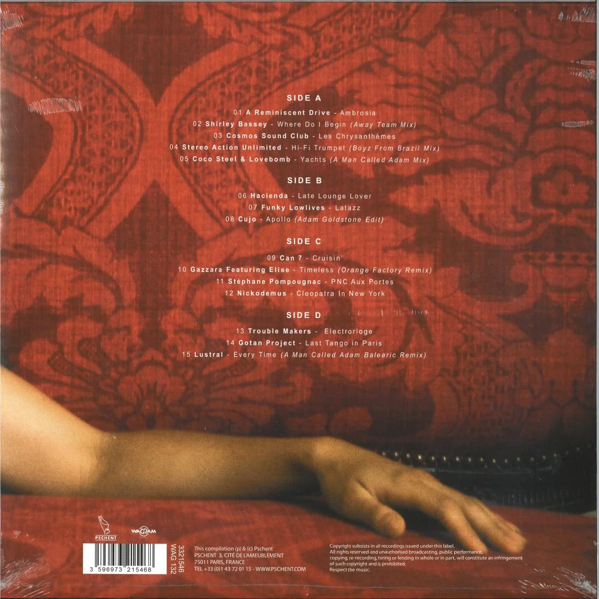 Обратная сторона обложки — Stéphane Pompougnac — Hôtel Costes Etage 3 (2x12")