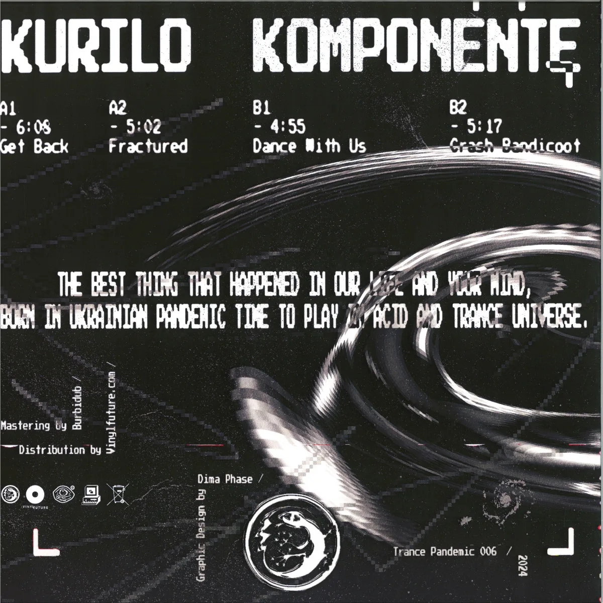 Back cover — Kurilo / Komponente — Fractured EP