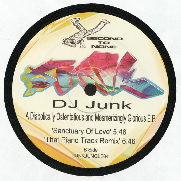 Обратная сторона обложки — DJ JUNK — A Diabolically Ostentatious & Mesmerizingly Glorious EP