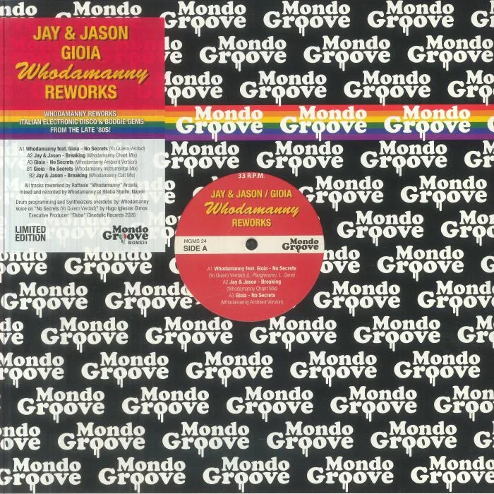 Лицевая сторона обложки — WHODAMANNY / GIOIA / JAY & JASON — Reworks EP