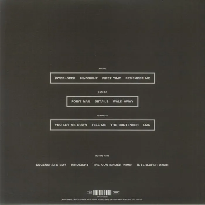 Back cover — The MARK OF CAIN — Ill At Ease