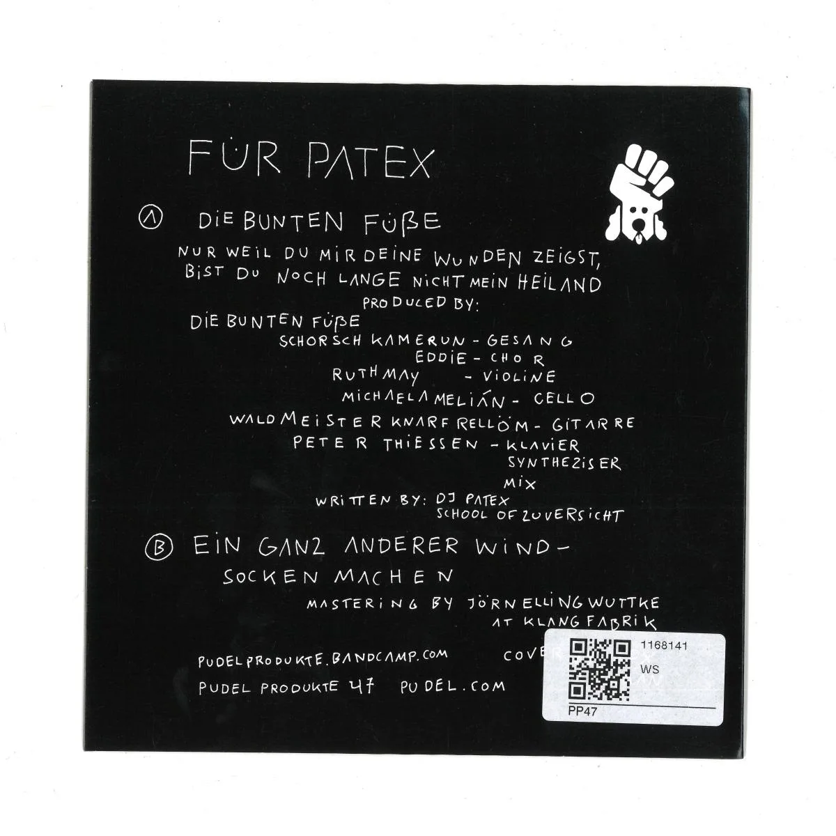Back cover — Various — Pudel Produkte 47: Für Patex 7"
