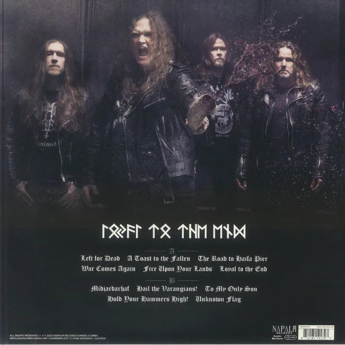 Back cover — UNLEASHED — Fire Upon Your Lands