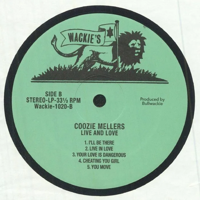 Обратная сторона обложки — Coozie MELLERS — Live & Love