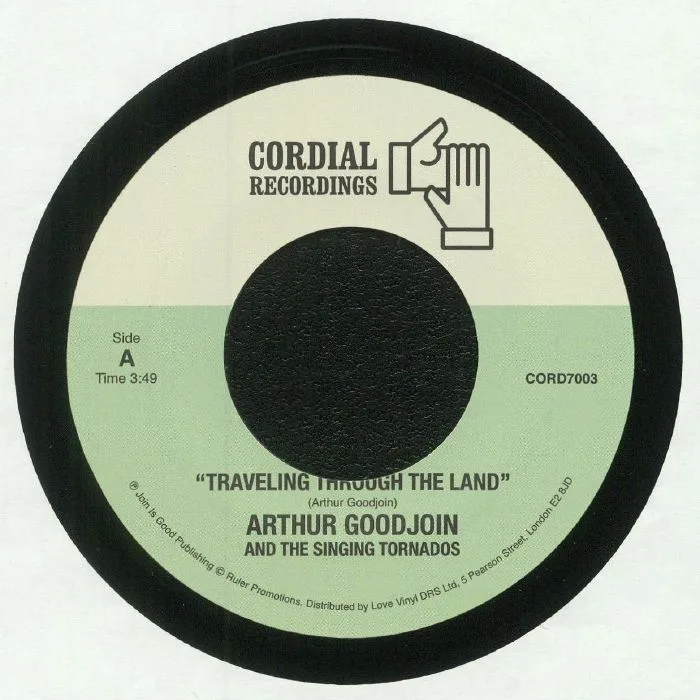 Лицевая сторона обложки — Arthur GOODJOIN & THE SINGING TORNADOS — Traveling Through The Land