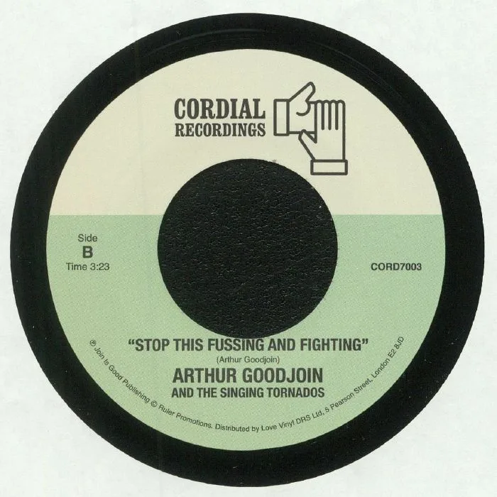 Обратная сторона обложки — Arthur GOODJOIN & THE SINGING TORNADOS — Traveling Through The Land