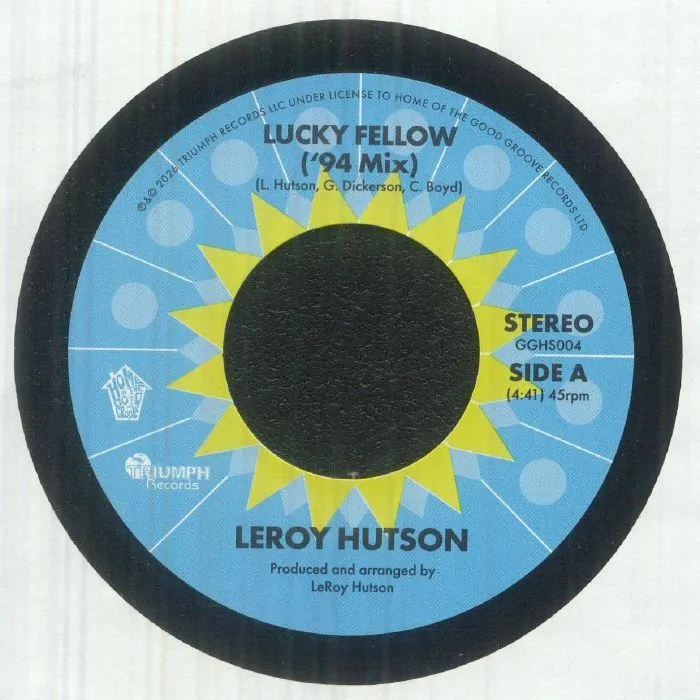 Front cover — Leroy HUTSON — Lucky Fellow