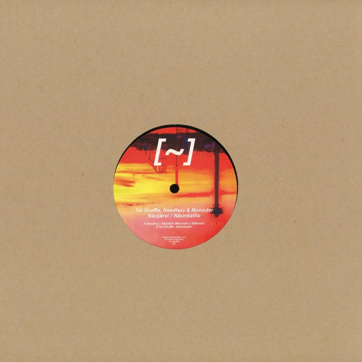 Back cover — Needless, Monoder & Tm Shuffle — VUO 404