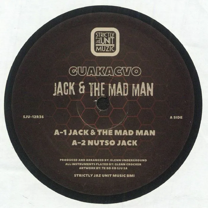 Лицевая сторона обложки — GU aka CVO — Jack & The Mad Man