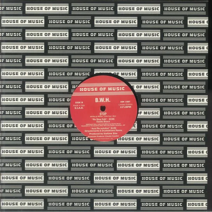 Back cover — BWH — Stop (remixes)