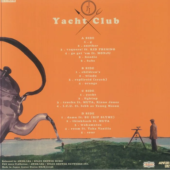 Back cover — JJJ — Yacht Club