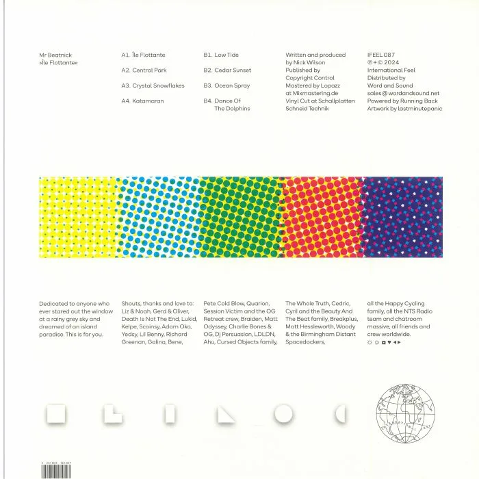 Back cover — MR BEATNICK — Ile Flottante