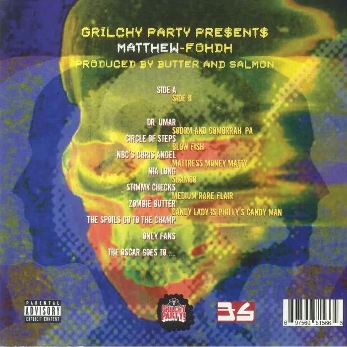 Back cover — MATTHEW — Fohdh