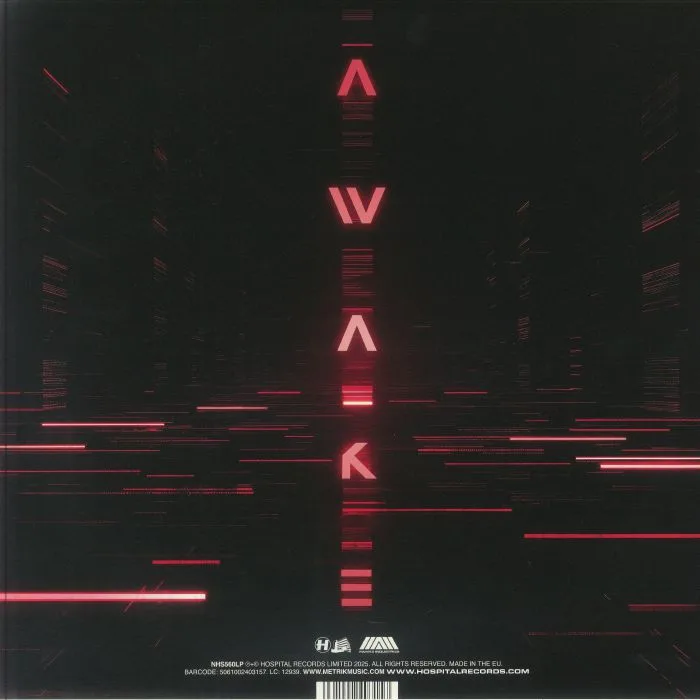 Обратная сторона обложки — METRIK — Awake