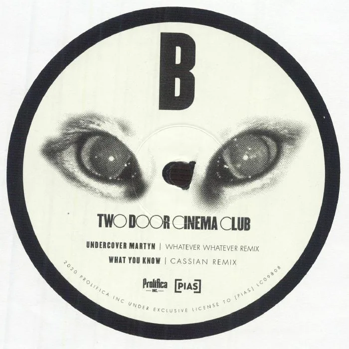 Back cover — TWO DOOR CINEMA CLUB — Tourist History Remix EP