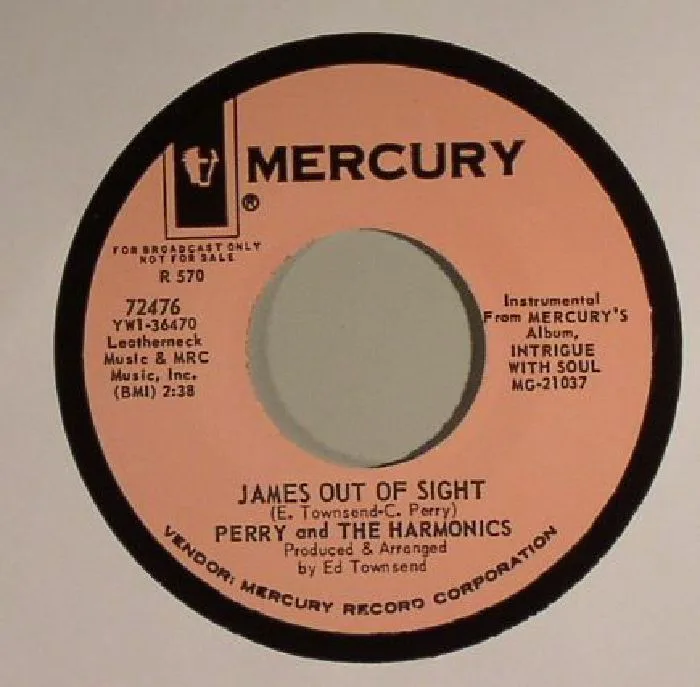 Обратная сторона обложки — PERRY & THE HARMONICS — Do The Monkey With James