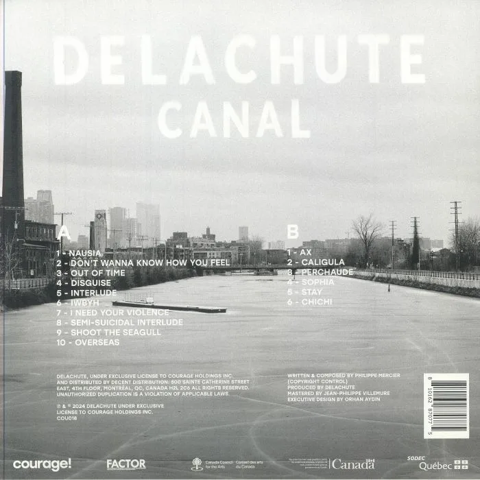 Back cover — DELACHUTE — Canal