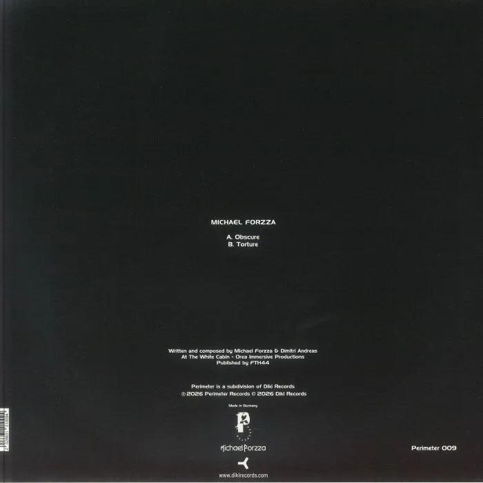 Back cover — Michael FORZZA — Obscure